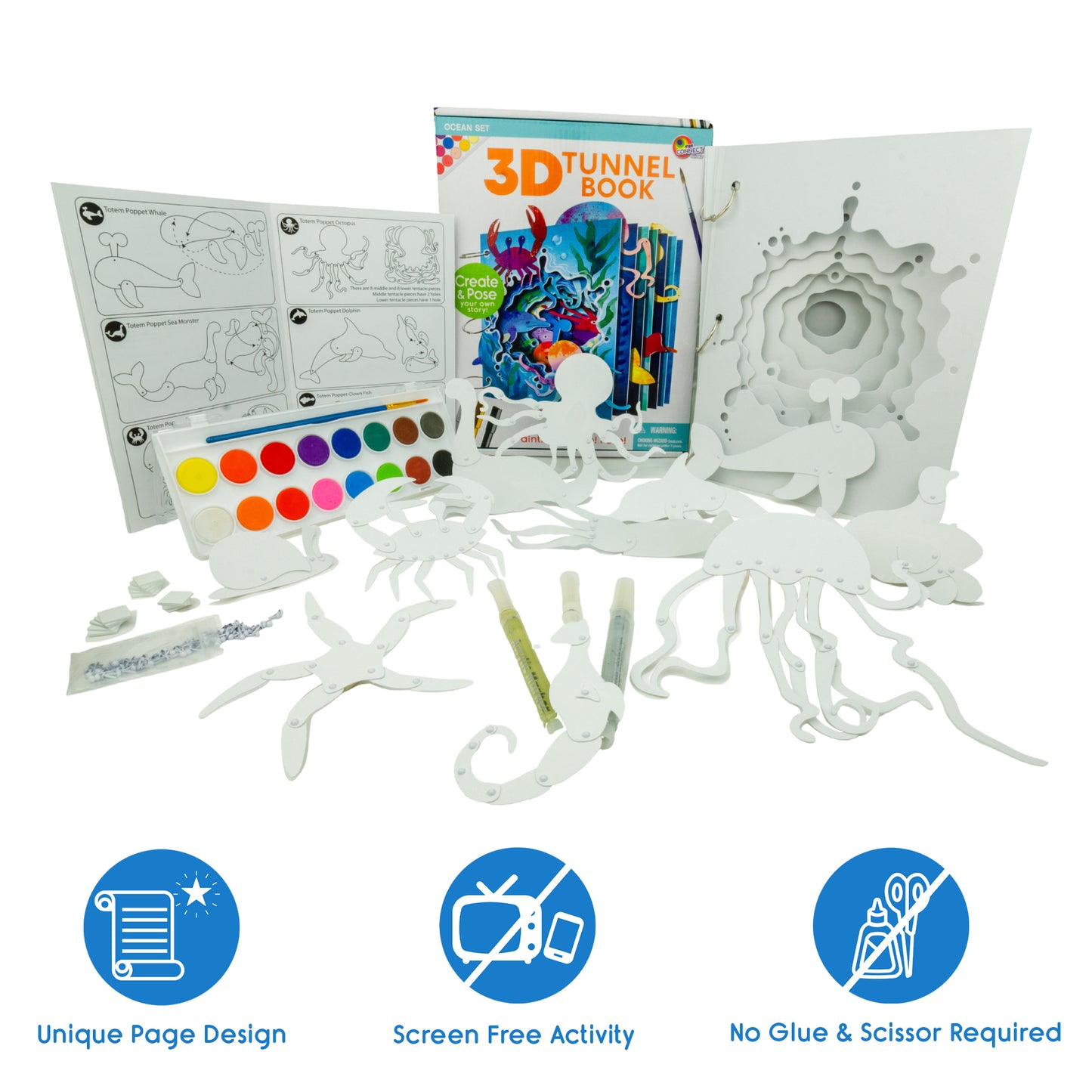 3D TUNNEL BOOK (DELUXE): Ocean