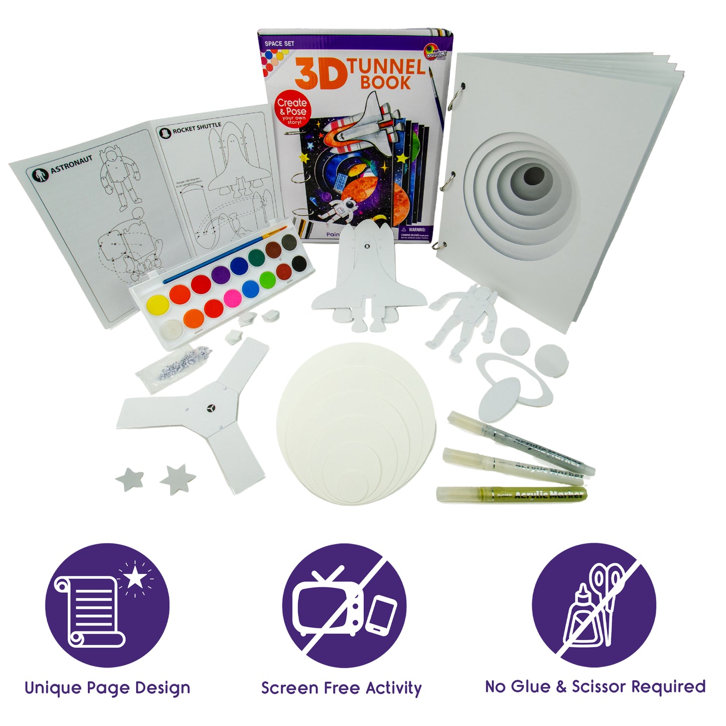 3D TUNNEL BOOK (DELUXE): Space