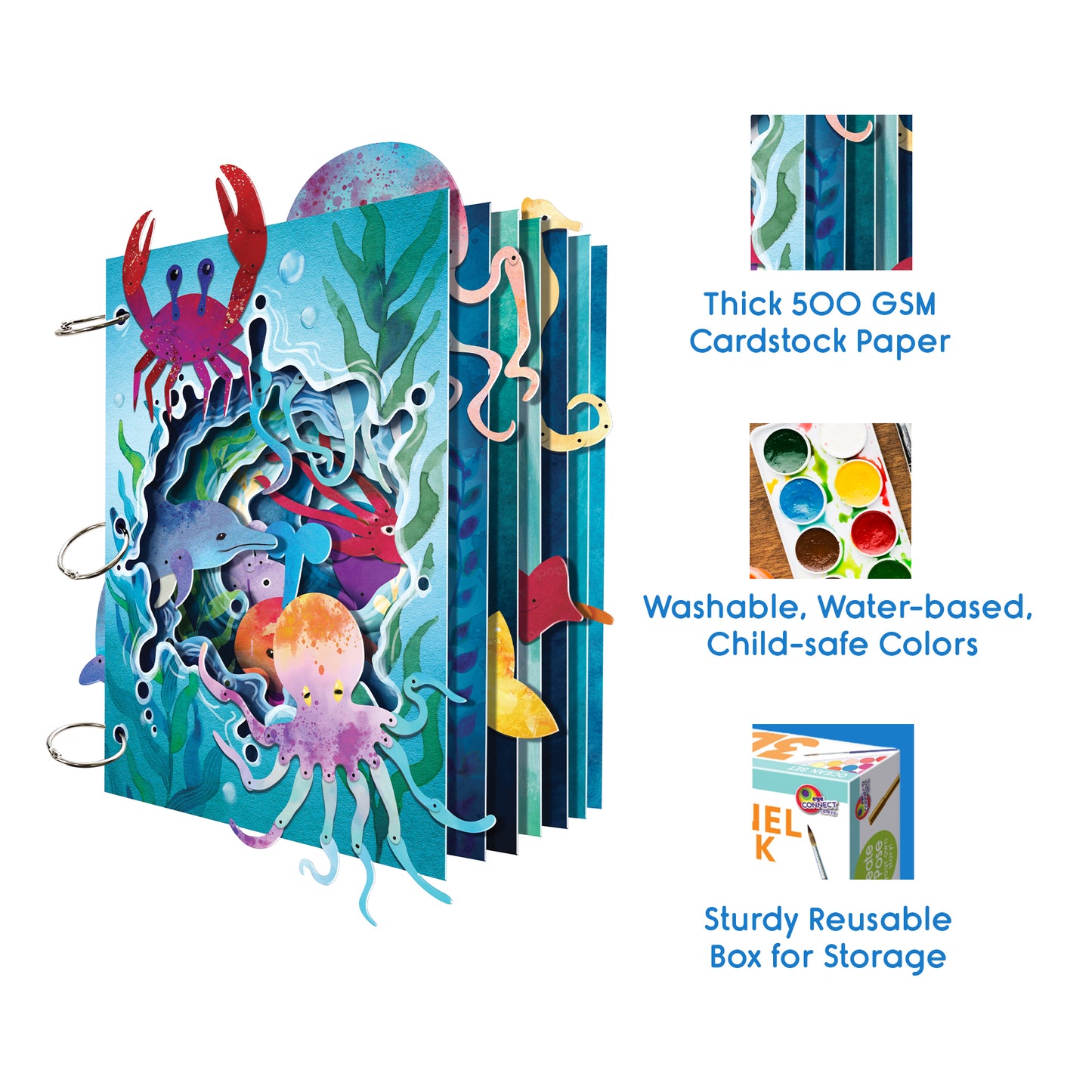 3D TUNNEL BOOK (DELUXE): Ocean