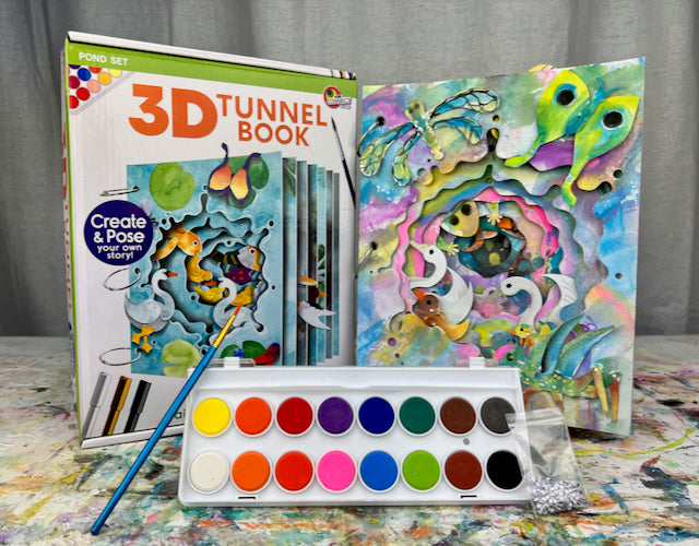 3D TUNNEL BOOK (DELUXE): Pond