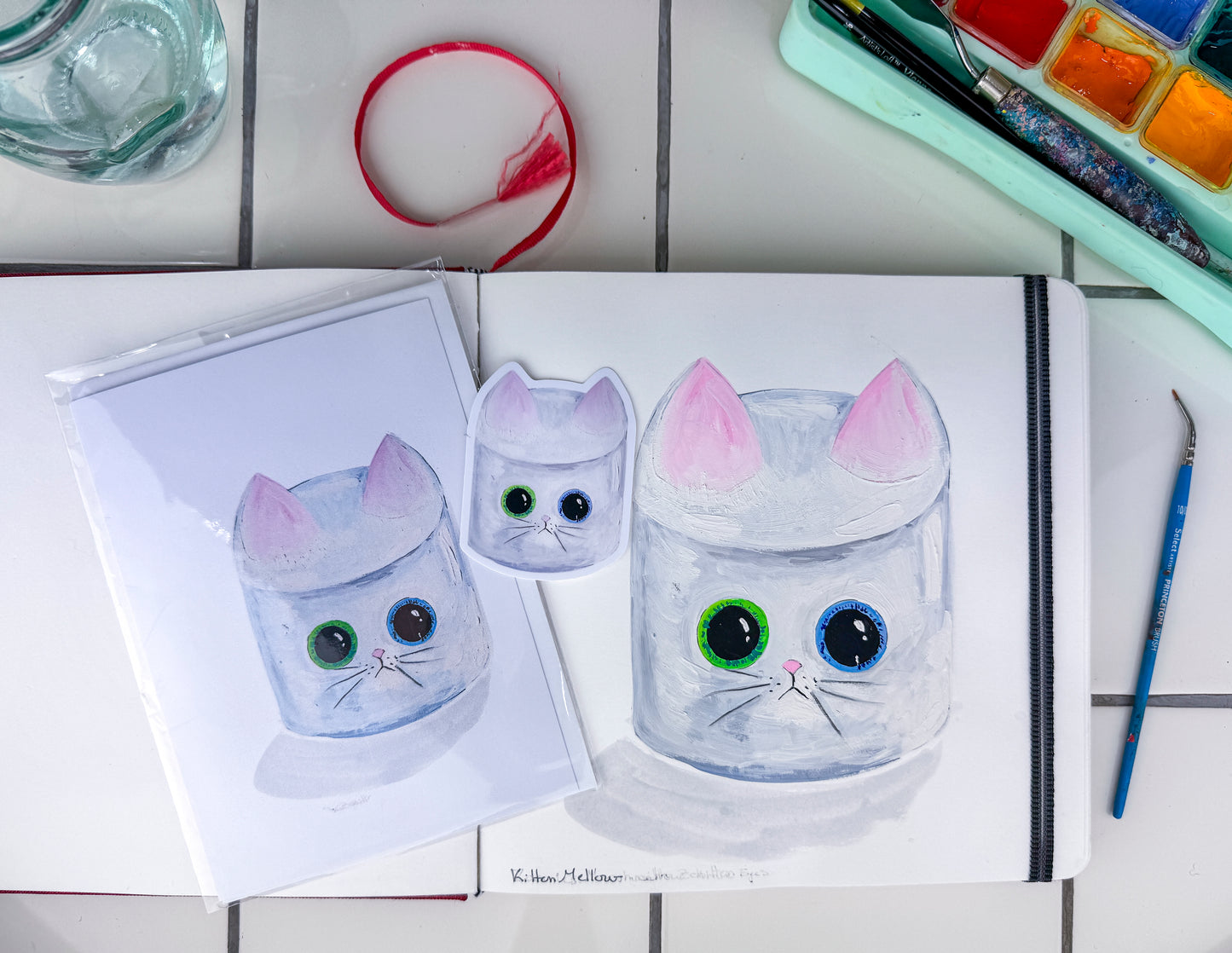 KITTIE SWEETS, STICKER - KittenMallow