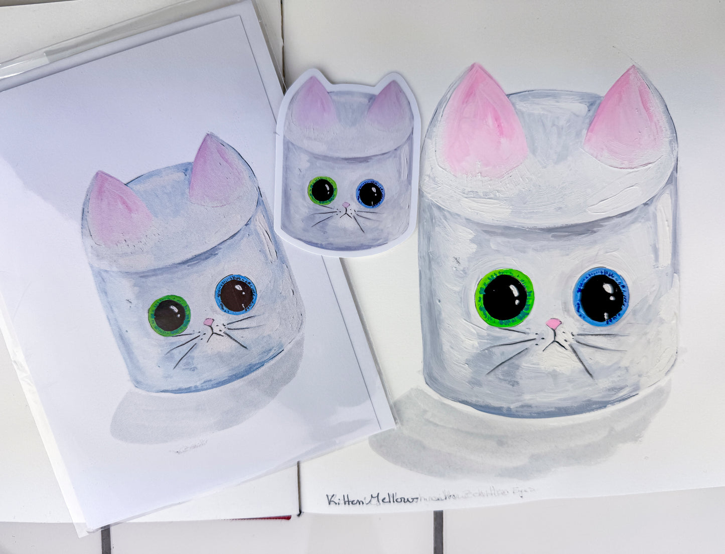 KITTIE SWEETS, STICKER - KittenMallow