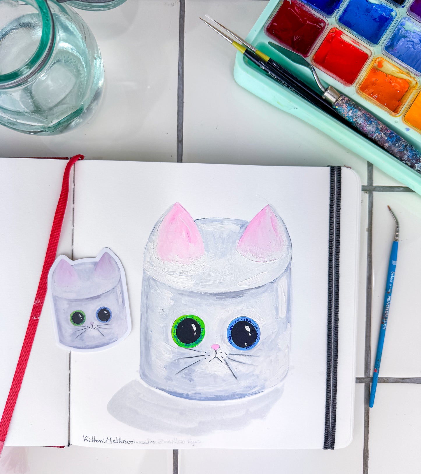 KITTIE SWEETS, STICKER - KittenMallow