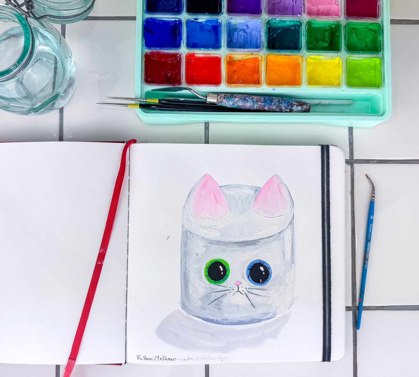 KITTIE SWEETS, STICKER - KittenMallow
