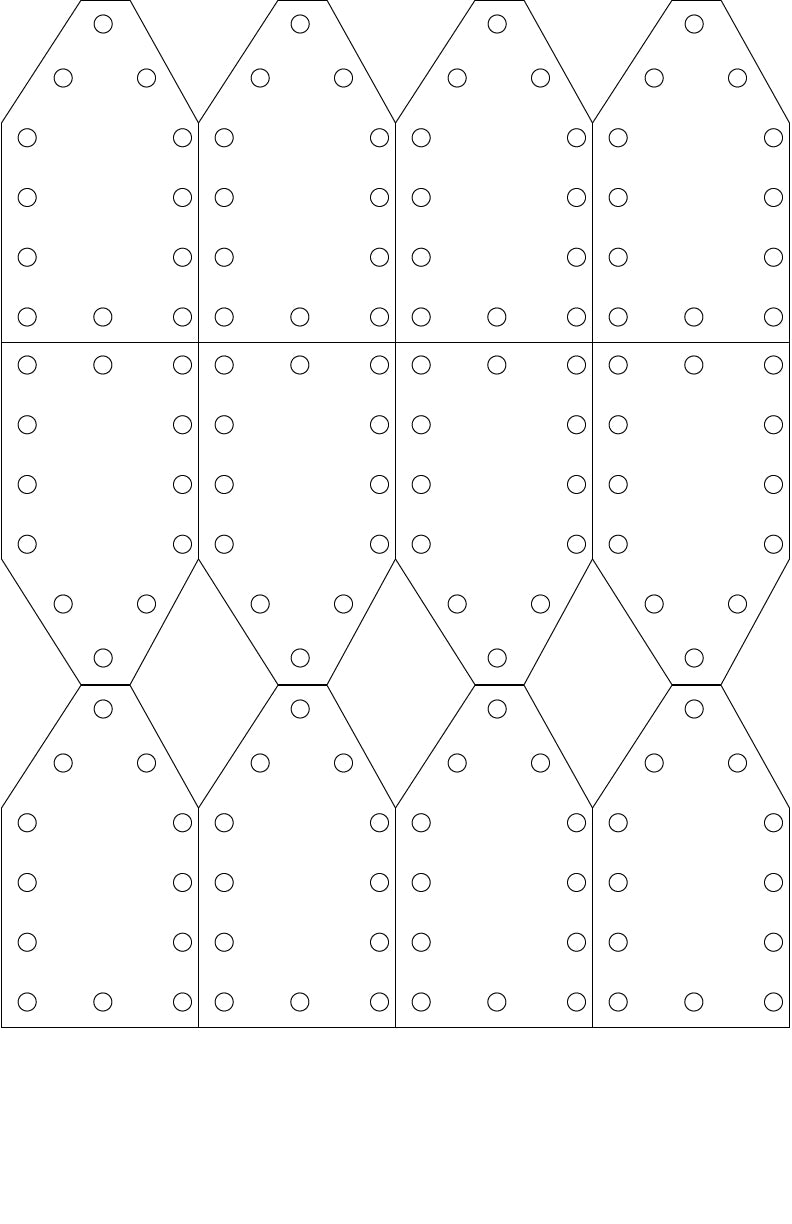Lace-Up Tag (LG Rectangular)