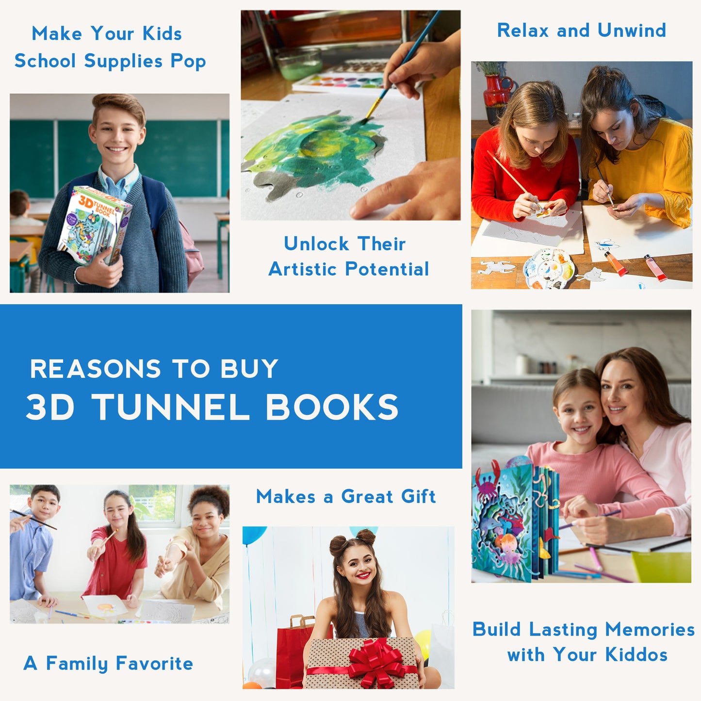 3D TUNNEL BOOK (DELUXE): Ocean