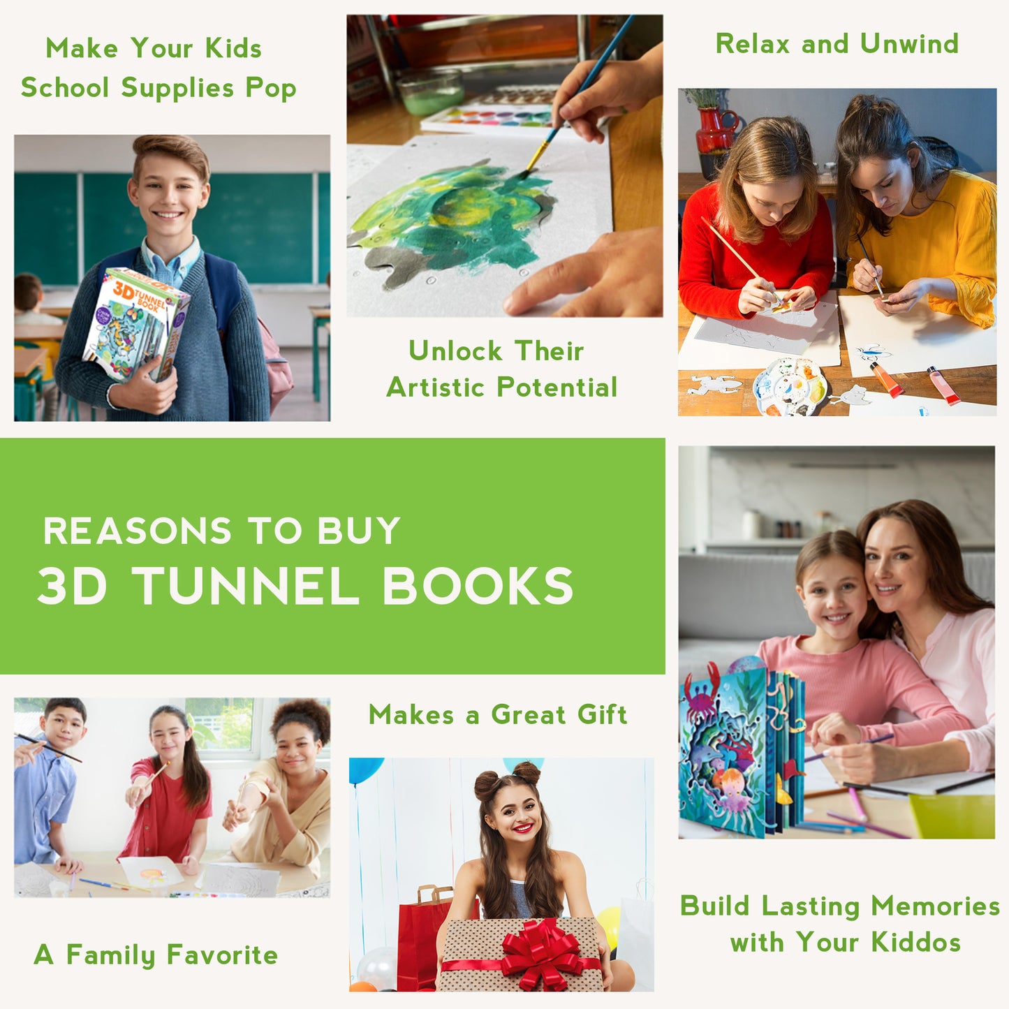 3D TUNNEL BOOK (DELUXE): Pond
