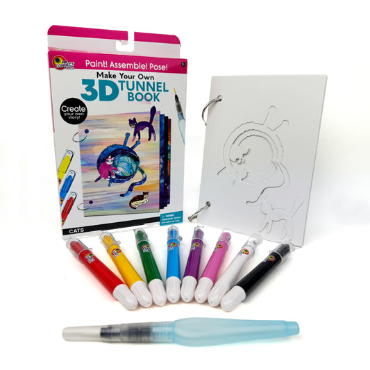 3D TUNNEL BOOK (MEDIUM): Cats