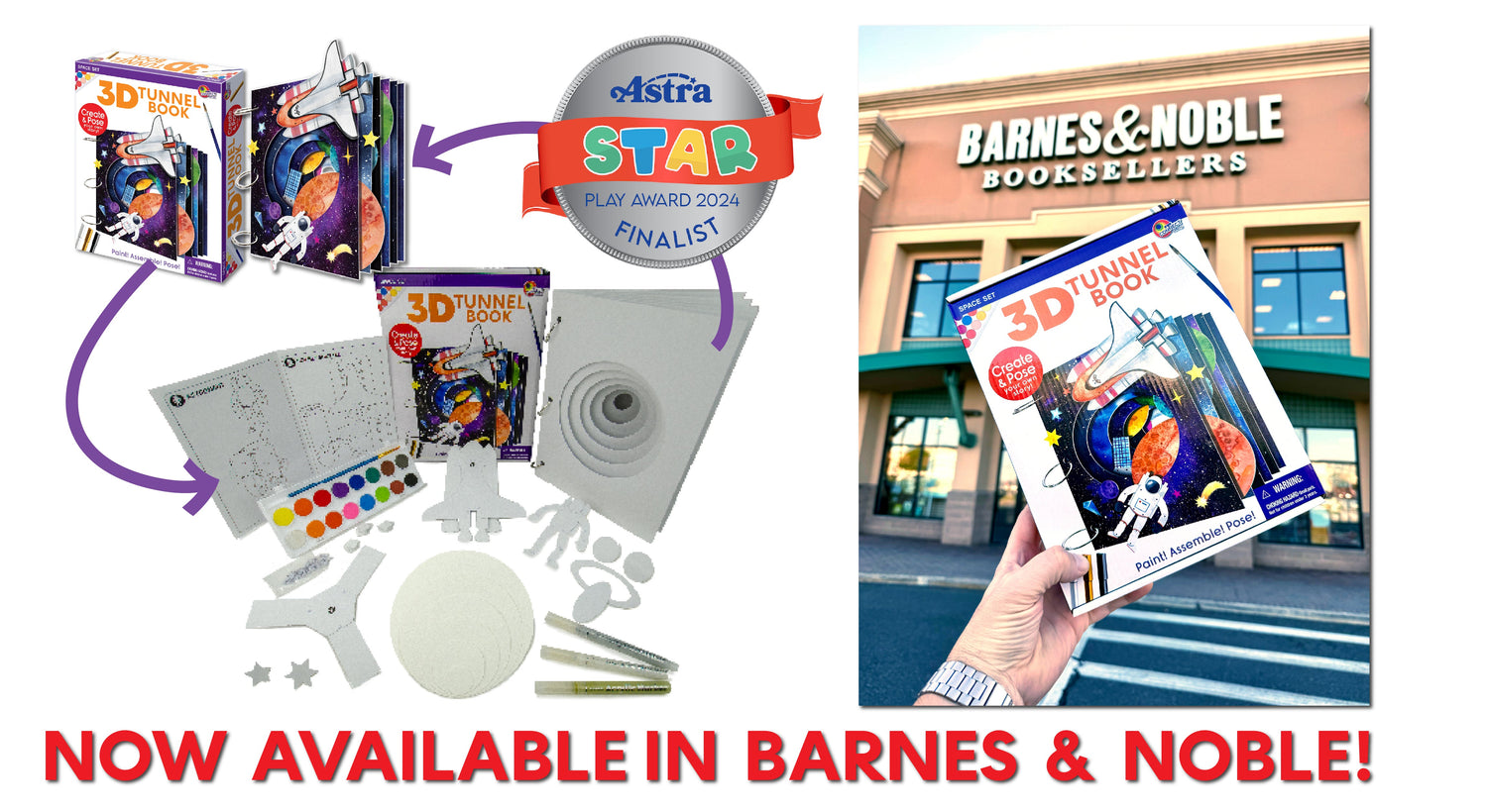 Deluxe (Large) 3D Tunnel Books