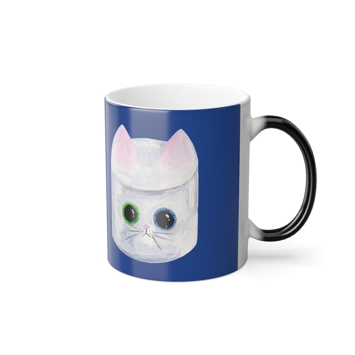 Copy of Color Morphing Mug — 'Ice Cream Kittie' Cute Cat Ice Cream Cone 11oz