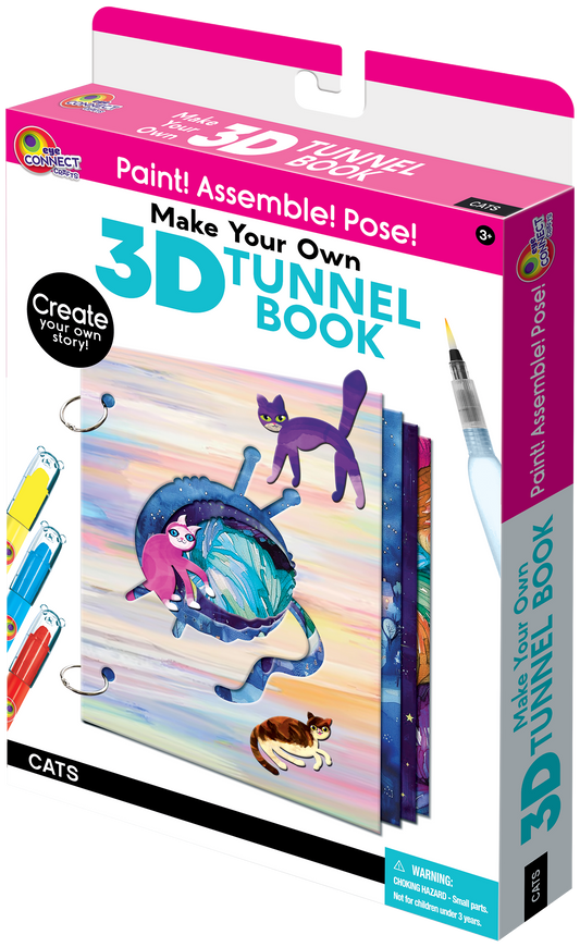 3D TUNNEL BOOK (MEDIUM): Cats & Kittens