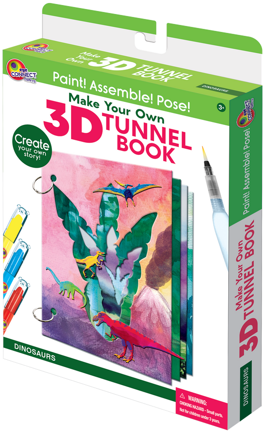 3D TUNNEL BOOK (MEDIUM): Dinosaurs