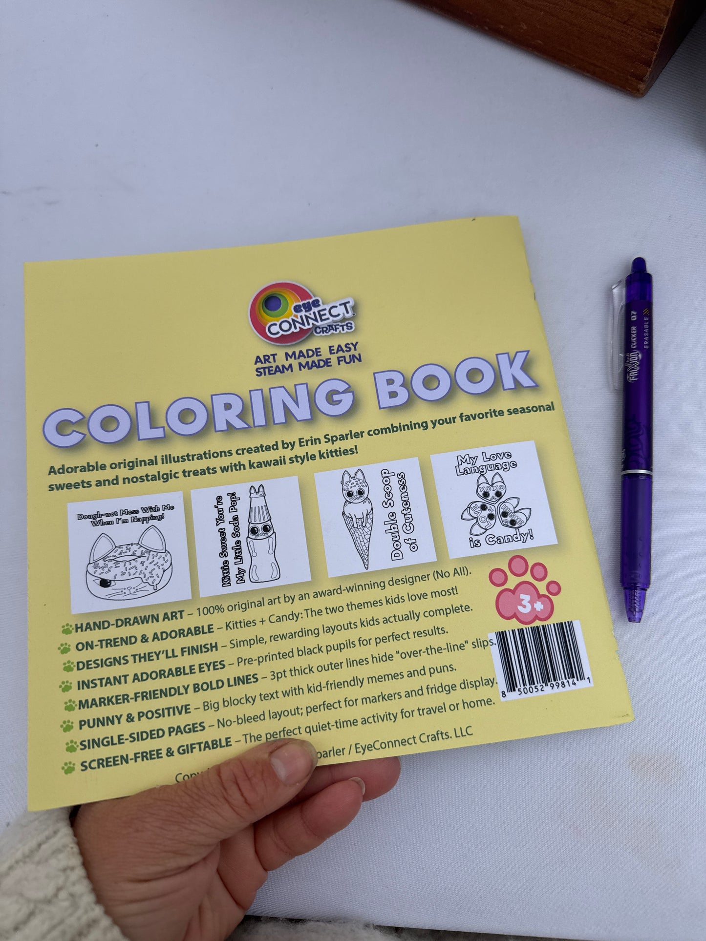 Bold & Easy Coloring Book: SUNNY Kittie Sweets