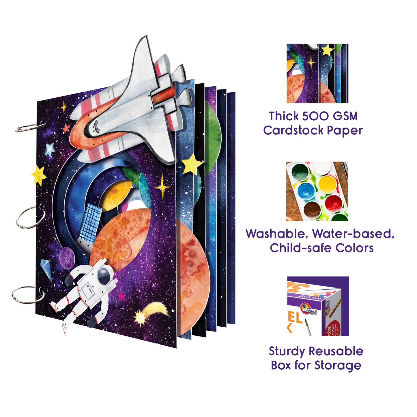 3D Tunnel Book: SPACE (Deluxe Size)