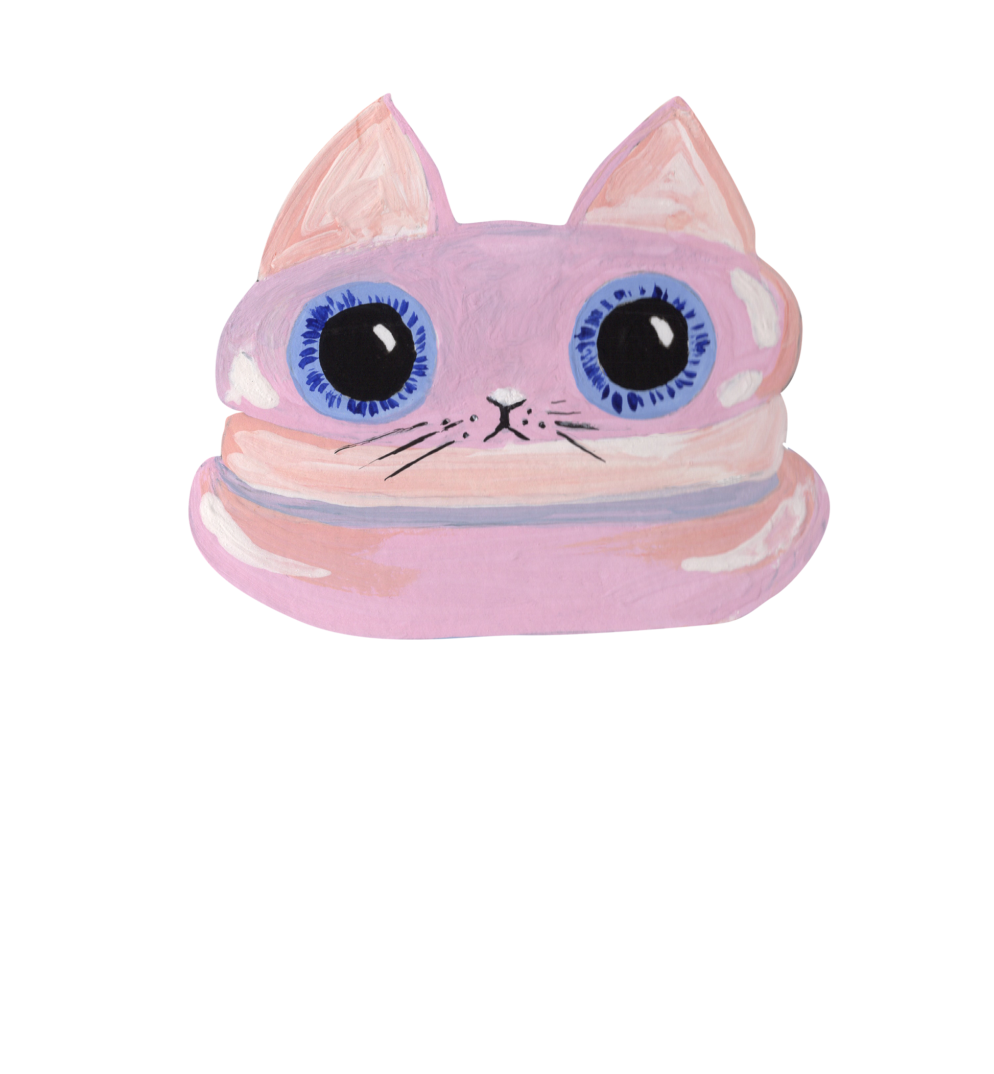 The Kittie Sweet Macaroon Kittie in Pink 