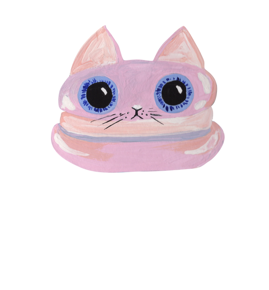 The Kittie Sweet Macaroon Kittie in Pink 