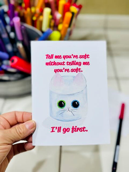 KITTIE SWEETS CARD | Kitten Mallow | A6 Blank Stationery