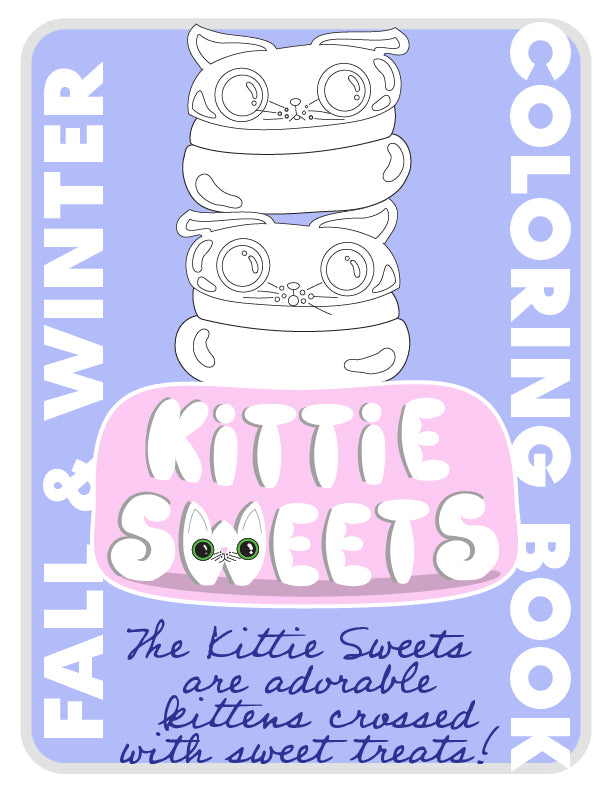 Fall & Winter Treats, Kittie Sweets Coloring Book
