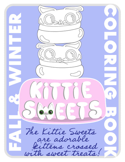 Fall & Winter Treats, Kittie Sweets Coloring Book