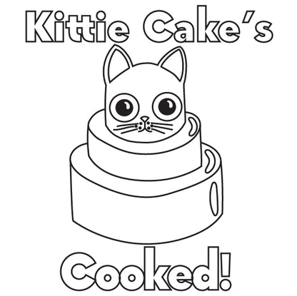 Bold & Easy Coloring Book: SUNNY Kittie Sweets
