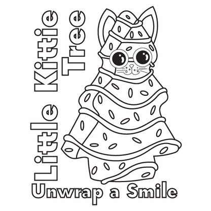 Bold & Easy Coloring Book: COZY Kittie Sweets