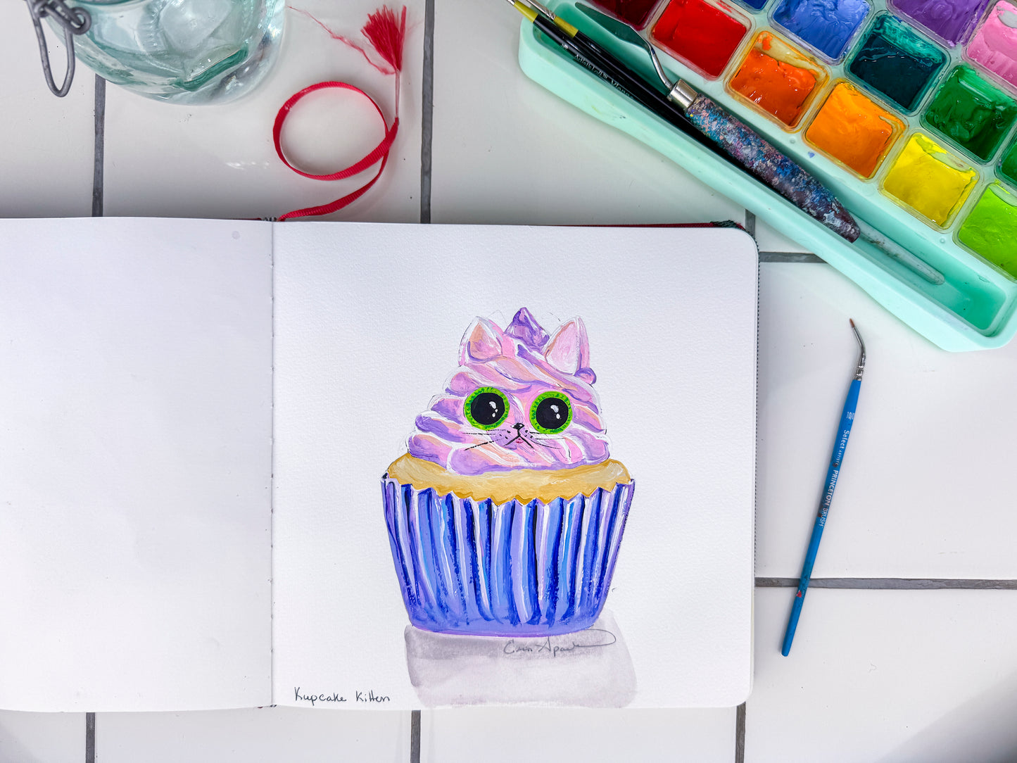 KANDY KITTEN STICKER - KupCake Kitten