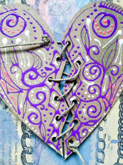 Lace-Up Hearts, LARGE