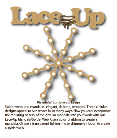 Lace-Up Mandala / Spiderweb / Snowflake!