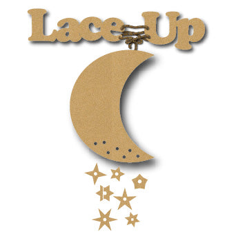 Lace-Up: Moon and Stars