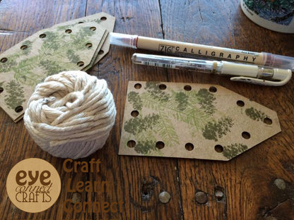 Lace-Up Tag (LG Rectangular)