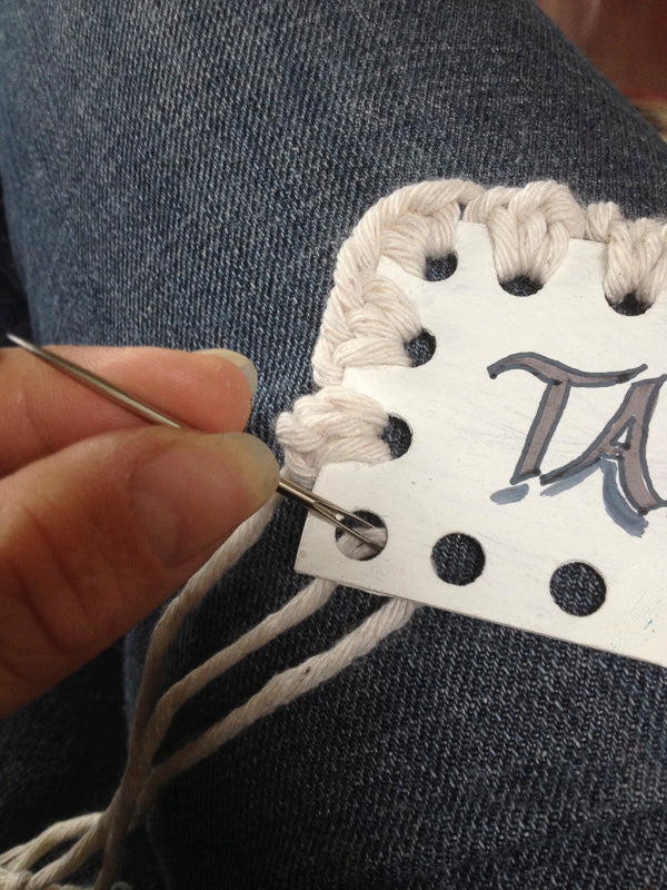 Lace-Up Tag (LG Rectangular)