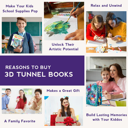 3D Tunnel Book: SPACE (Deluxe Size)