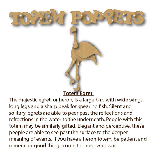 Totem Poppet Egret