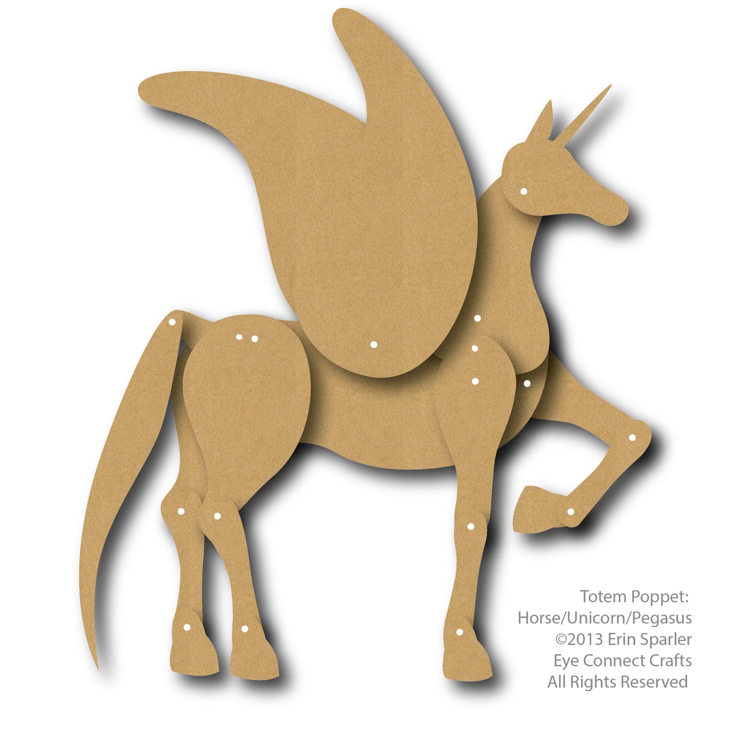 Totem Poppet Horse / Unicorn / Pegasus