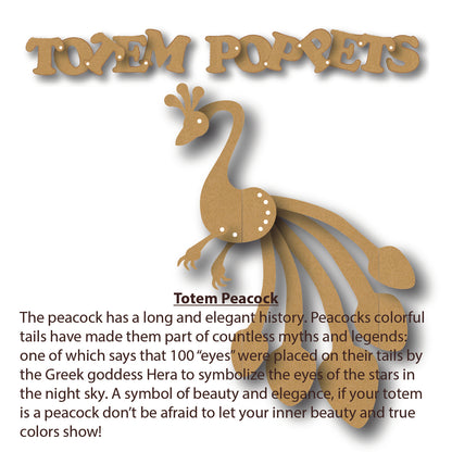 Totem Poppet Peacock