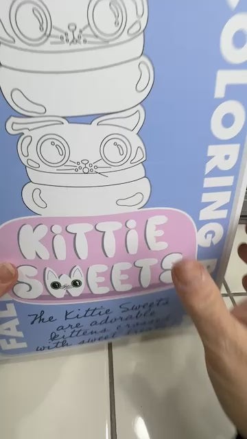 Fall & Winter Treats, Kittie Sweets Coloring Book